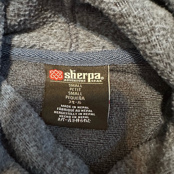 Sherpa Rolpa Eco Pullover Nepal Blue - Picture 4 of 4